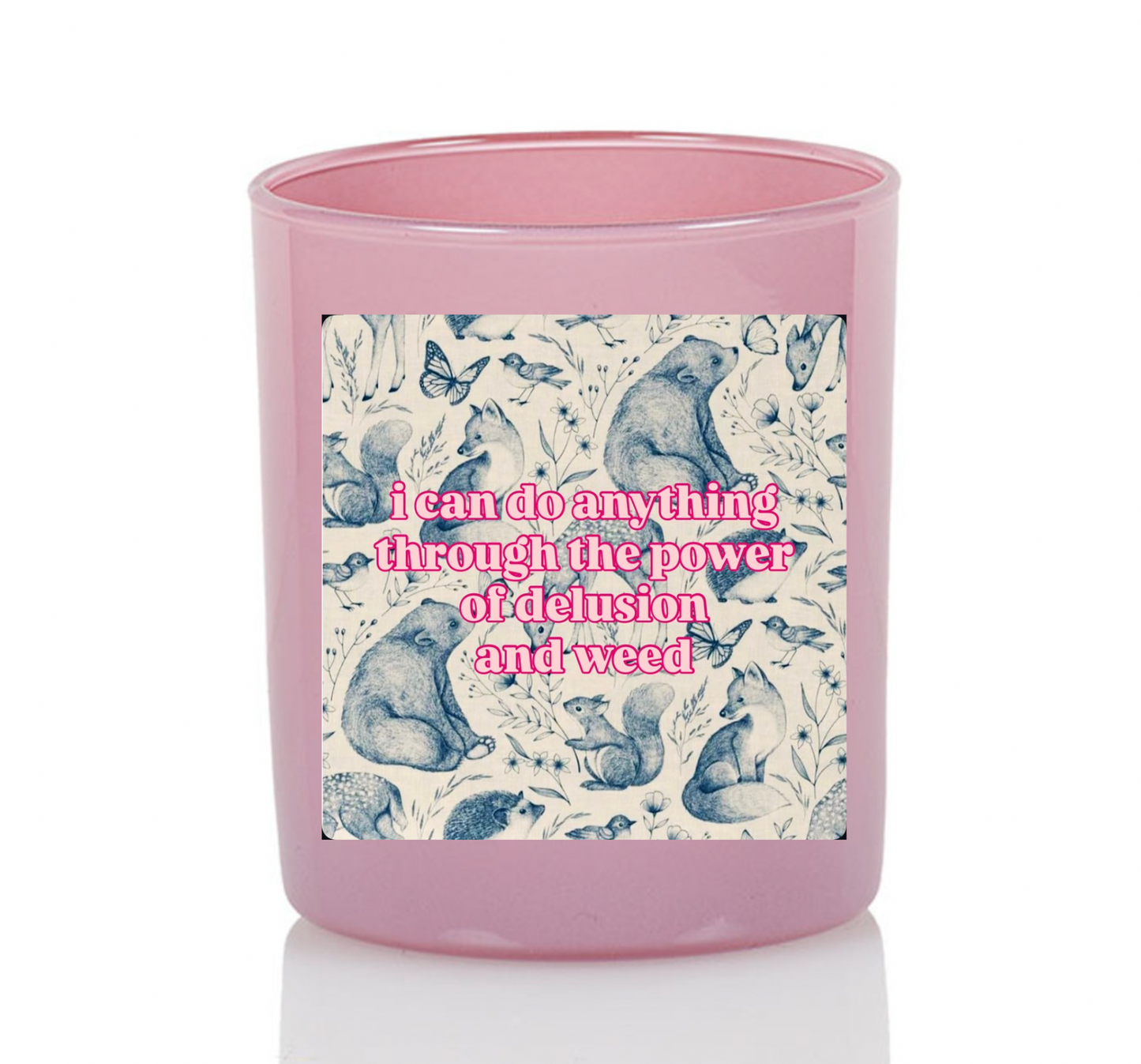 weed & delulu candle