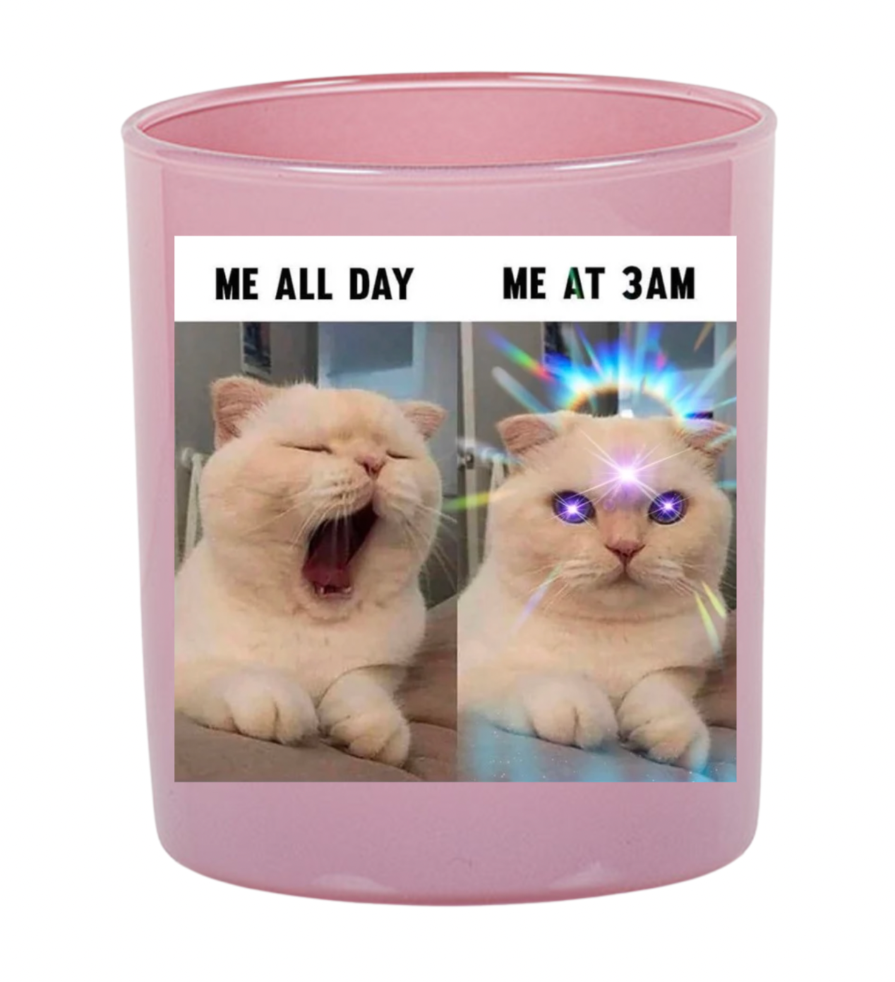 3AM kitty candle
