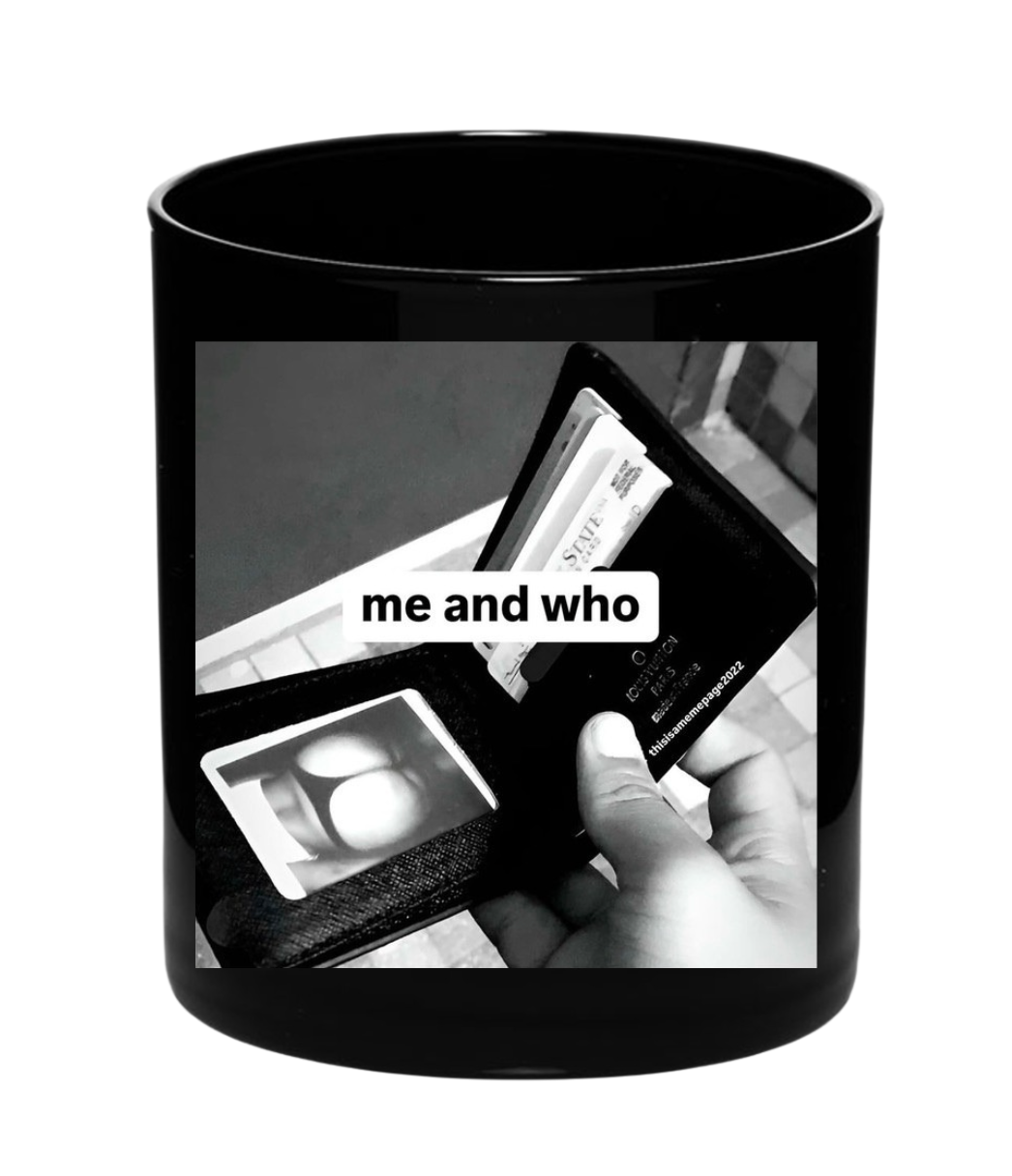 me and who candle