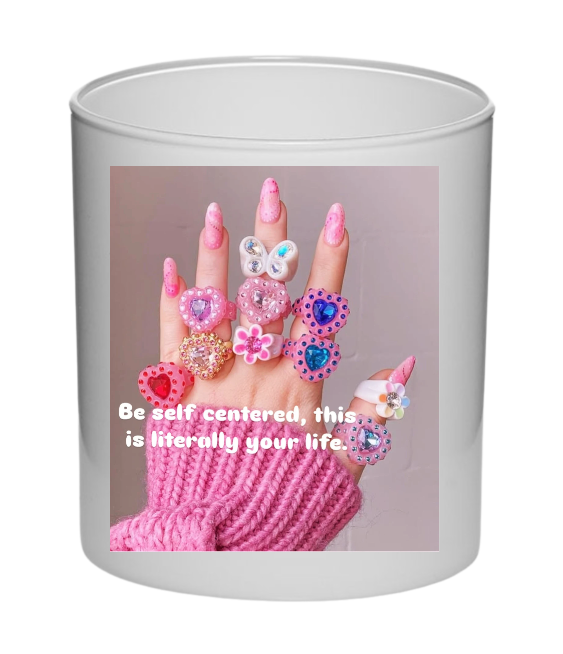 self-centered candle