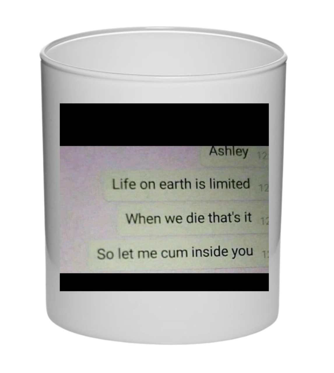cum inside candle