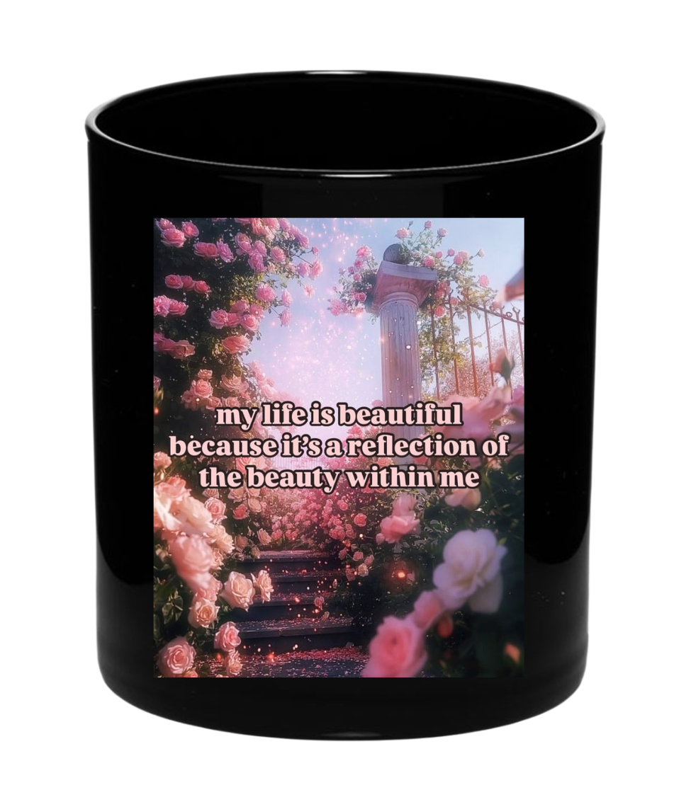 Beauty within candle