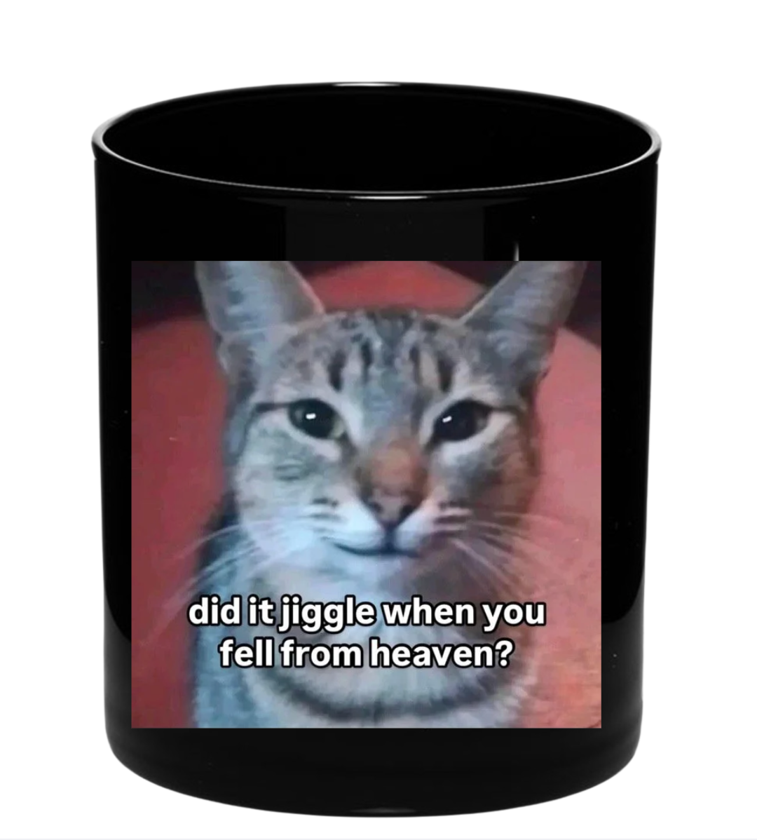 Giggle kitty candle