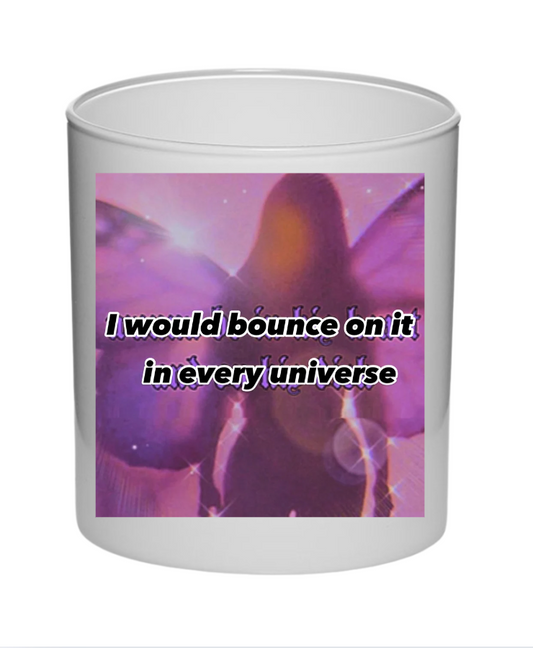 bounce on it candle