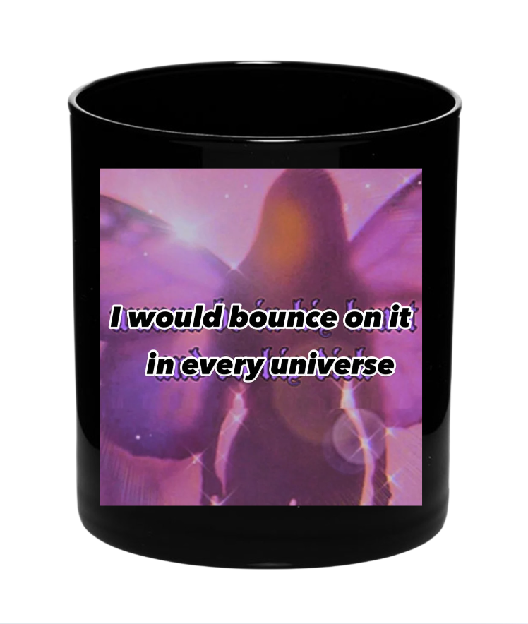 bounce on it candle