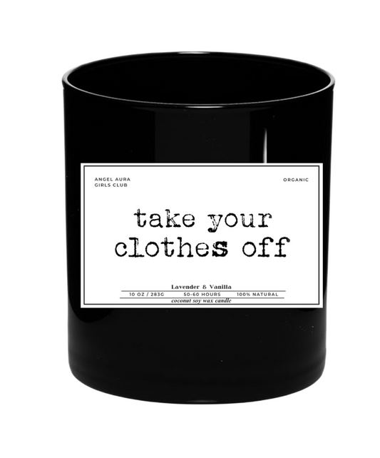 clothes off candle