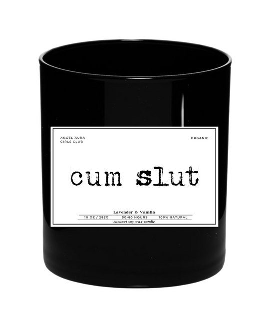 cum slut candle